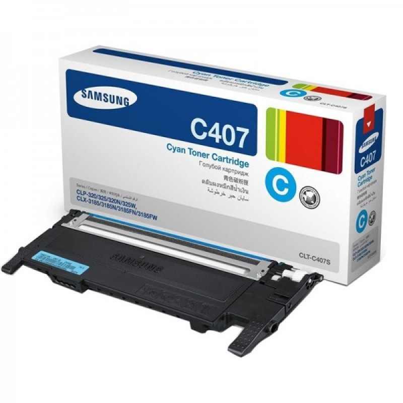 کارتریج تونرآبی سامسونگ مدل CLT-C407S